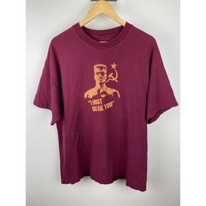 2004 - Ivan Drago "I Must Break You!" Rocky 4 Movie Tee MGM Studios Boxing - XL